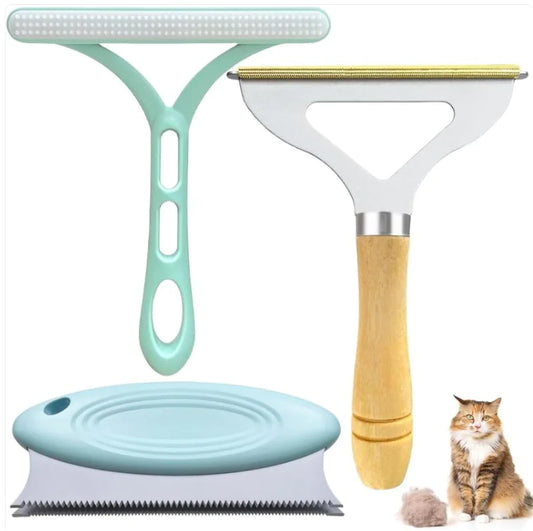 Paquete de 3 removedores de pelo para mascotas