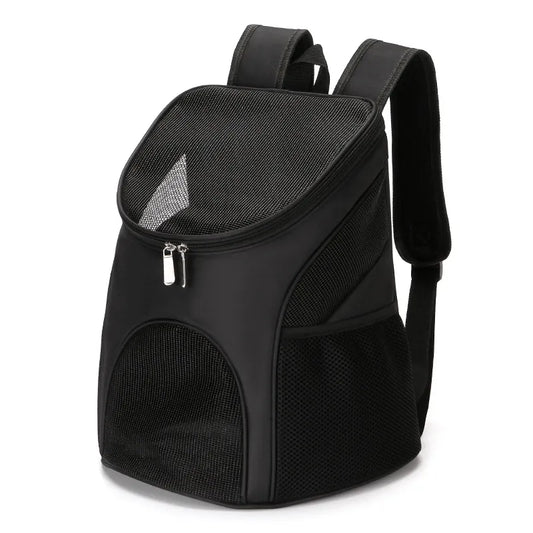 Transportín portátil de malla plegable para mascotas