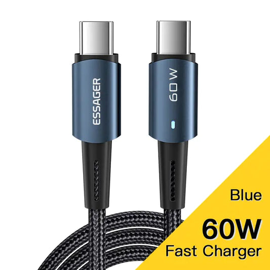Essager 100W USB C Fast Charging Cable for MacBook Pro
